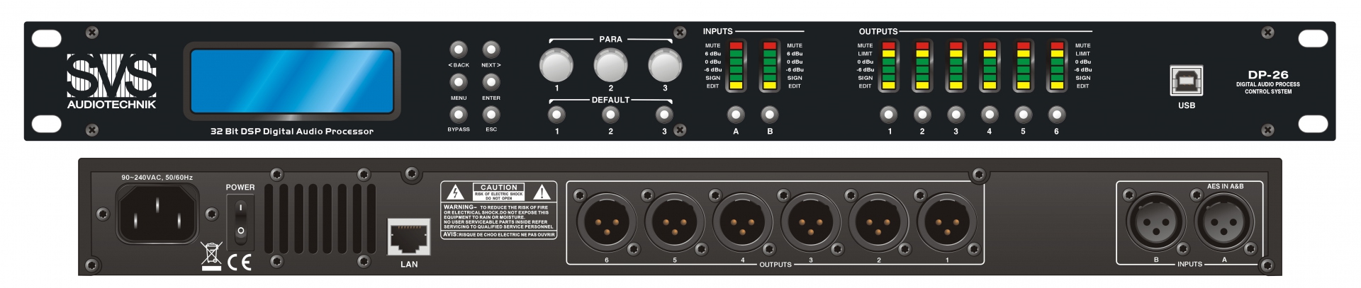 SVS Audiotechnik DP-26 Цифровой процессор: 2 входа 6 выходов в Полевской