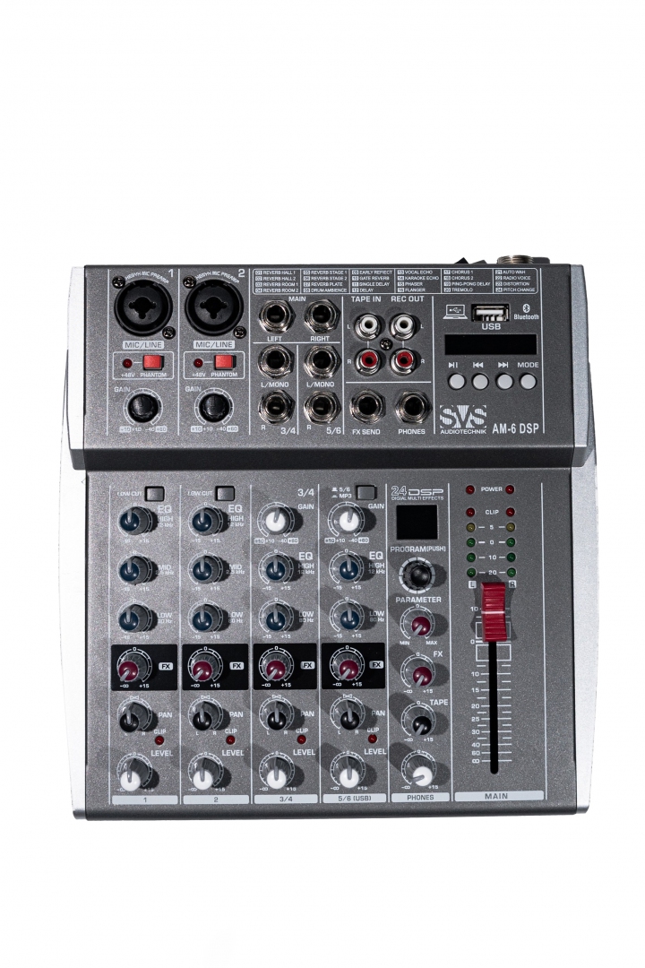 SVS Audiotechnik mixers AM-6 DSP Микшерный пульт аналоговый, 6-канальный SVS Audiotechnik mixers в Полевской