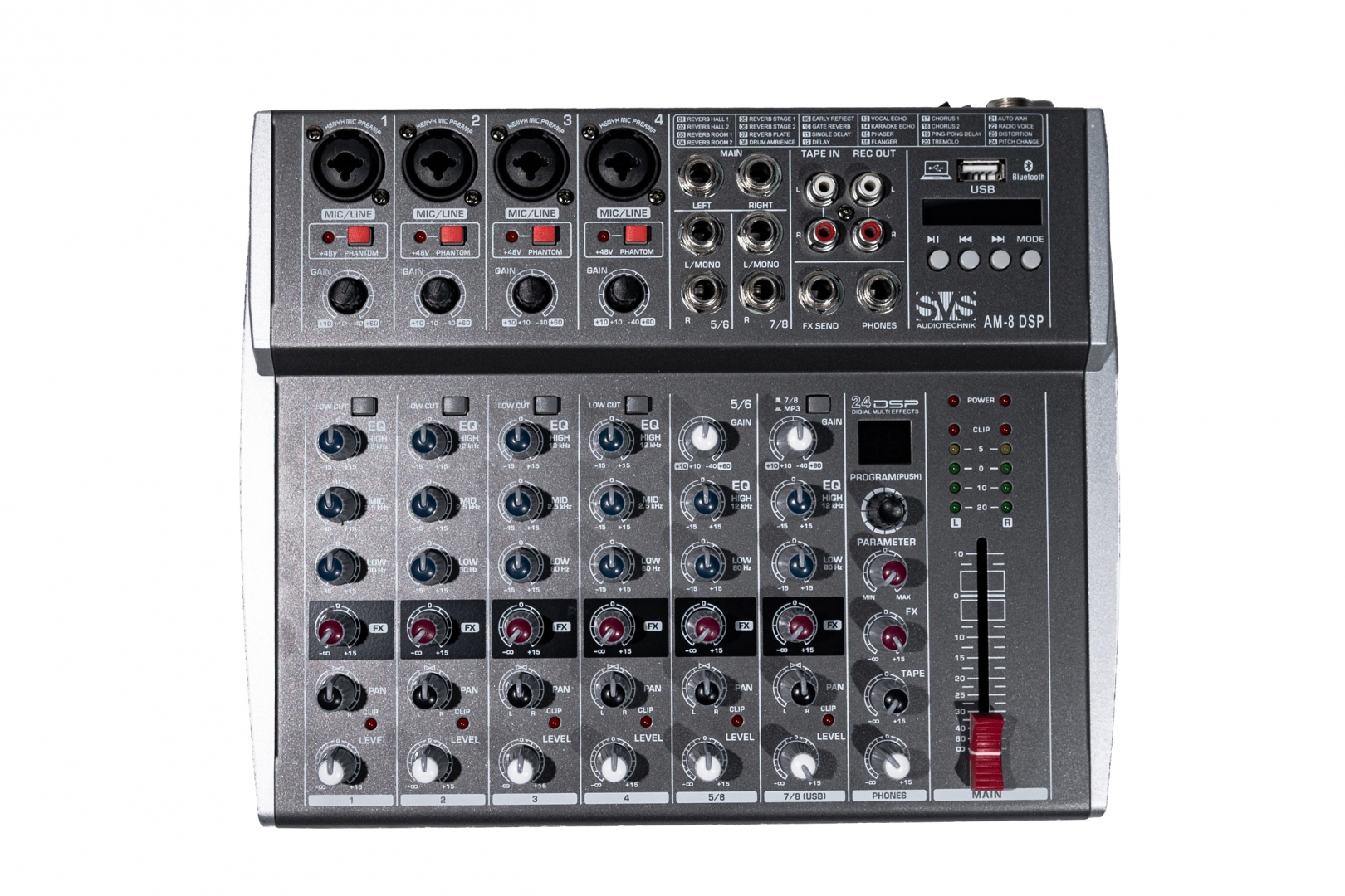 SVS Audiotechnik mixers AM-8 DSP Микшерный пульт аналоговый, 8-канальный в Полевской
